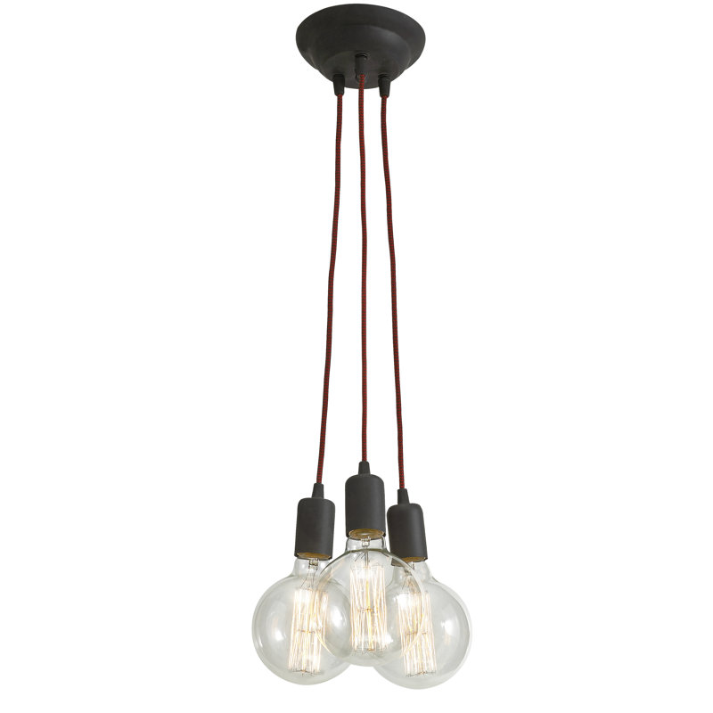 Wrought Studio Modern 3 Light Cluster Pendant & Reviews | Wayfair.co.uk